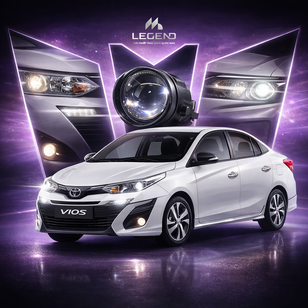 Bi LED Gầm MF Plus là lựa chọn rất đáng cân nhắc cho Vios