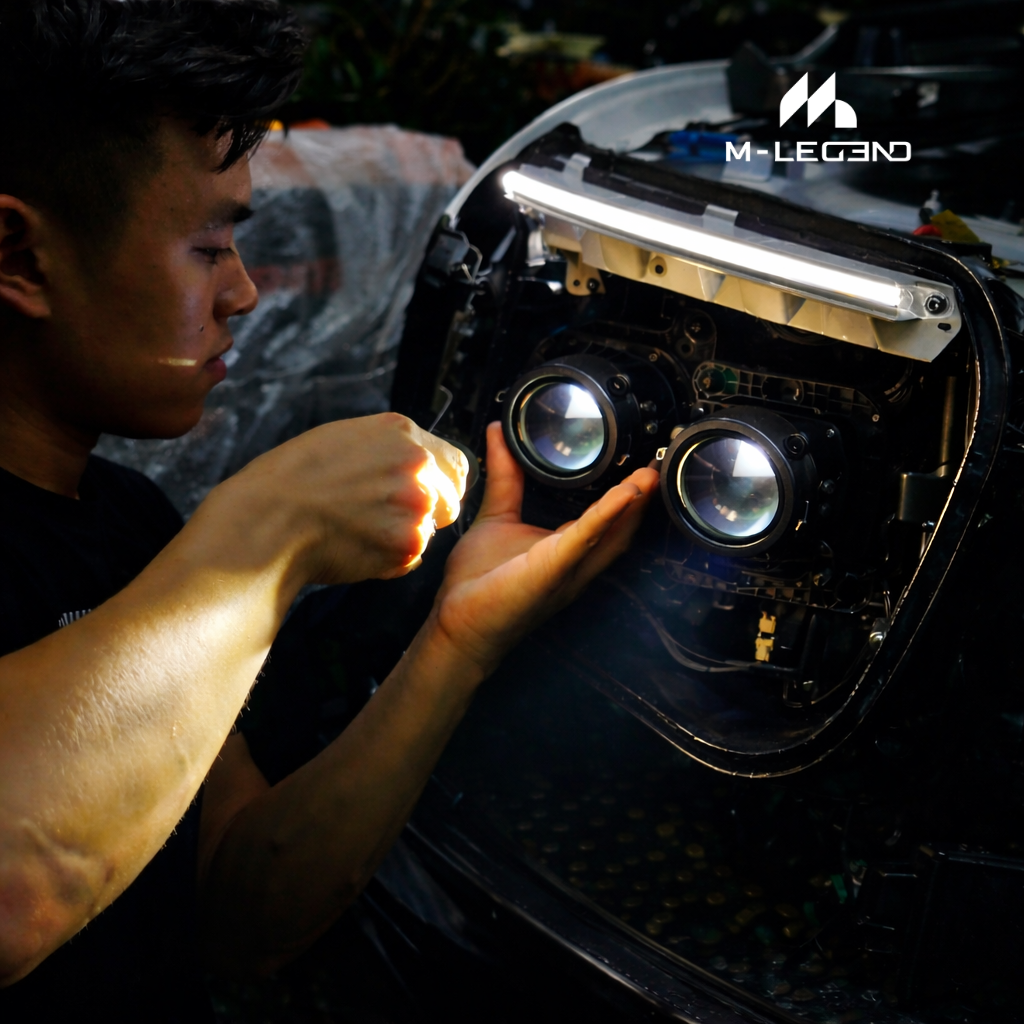 Nâng cấp đèn Vinfast VF8 đúng giải pháp giúp tăng tầm nhìn và độ an toàn